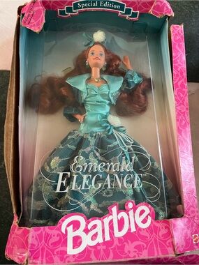 Barbie | Toys | Barbie Happy Holidays Doll In Pink And Black Gown | Poshmark